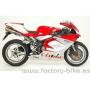 ARROW MV AGUSTA F4 1000 '04-'06 2:1:2 STAINLESS STEEL MID-PIPE FOR STOCK COLLECTORS
