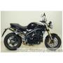 ARROW TRIUMPH SPEED TRIPLE 1050 I '05-'06 2:1 STEEL MID-PIPE FOR STOCK COLLECTORS