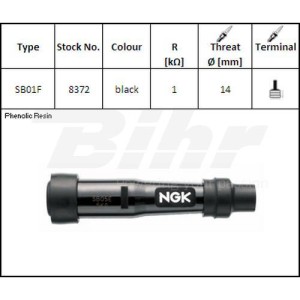 Pipa Bujía NGK SB01F - Factory Bike