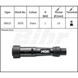 Pipa Bujía NGK SB01E - Factory Bike