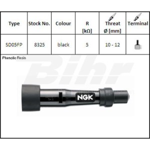 Pipa de bujía NGK SD05FP