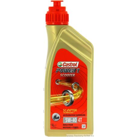 ACEITE CASTROL ACTEVO X-TRA SCOOTER 4T  5W40  1L