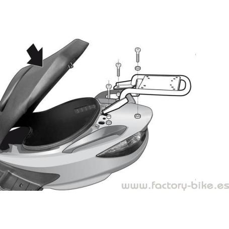 Fijaciones Top SHAD SUZUKI BURGMAN 125 / 200 `07 `21 - Factory Bike