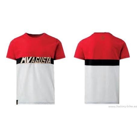 MV AGUSTA COLLECTION HERITAGE T-SHIRT RED/WHITE (M20ADTH1)