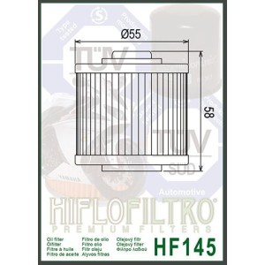 Filtro de Aceite Hiflofiltro HF145