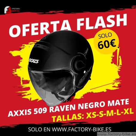 CASCO AXXIS OF 509 RAVEN SV SOLID NEGRO MATE
