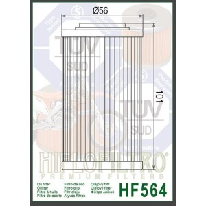 Filtro de Aceite Hiflofiltro HF564
