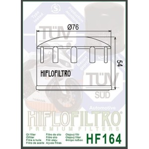 Filtro de Aceite Hiflofiltro HF164