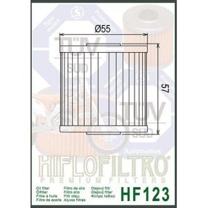 Filtro de Aceite Hiflofiltro HF123