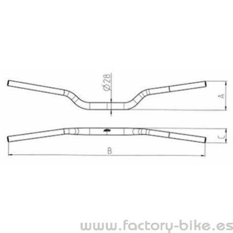 MANILLAR RENTHAL TWINWALL 996 HUSQVARNA - FACTORY BIKE