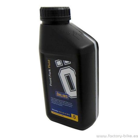 ACEITE OHLINS FORK OIL 1L Nº5 SAE 7,5 aprox. 20cSt 1L