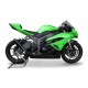 ESCAPE HP CORSE HYDROFORM BLACK  KAWASAKI ZX-6R 600 2009-2015 - Factory Bike