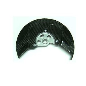 PROTECCIÓN DE DISCO EN CARBONO & KEVLAR HUSQVARNA, KTM, HUSABERG Y SHERCO  PARA MONTAR CON APLIQUE ACERBIS - Factory Bike