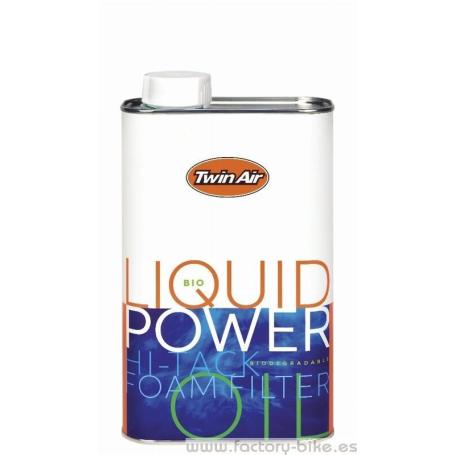 Aceite para filtro de aire TWIN AIR Bio Liquid Power - Bidón 12x1L