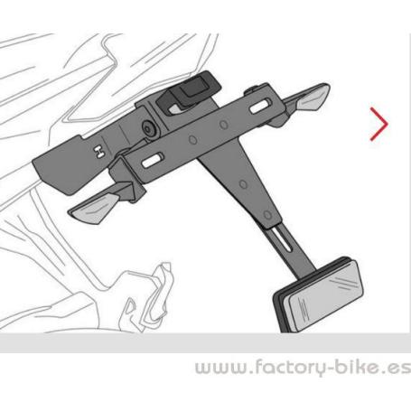 PUIG PORTAMATRICULAS HONDA CB125R/300R NEO SPORTS CAFE ref. 9653N - Factory Bike
