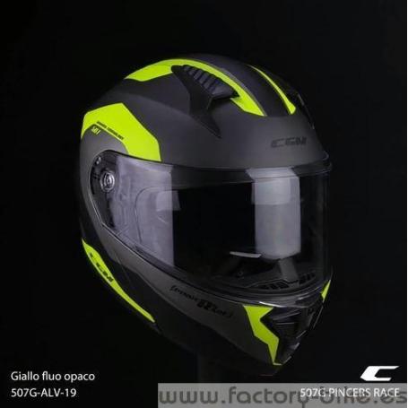 CGM 507G CASCO PINCERS RACE GRAFITO-YELLOW FLUO MATE