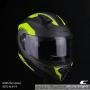 CGM 507G CASCO PINCERS RACE GRAFITO-YELLOW FLUO MATE