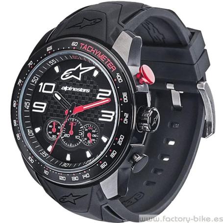 RELOJ ALPINESTARS TECH WATCH CHRONO BLACK SILICON STRAP