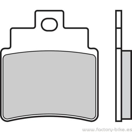 Pastillas de freno orgánicas Brembo 07050