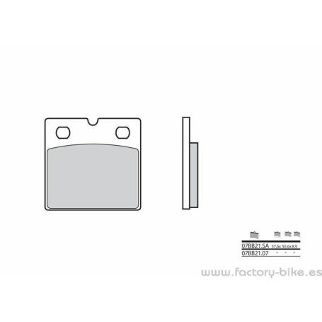 Pastillas de freno sinterizadas Brembo 07BB21SA