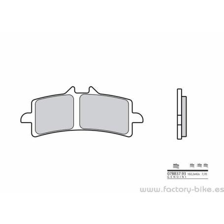 Pastillas de freno sinterizadas Brembo 07BB37SA