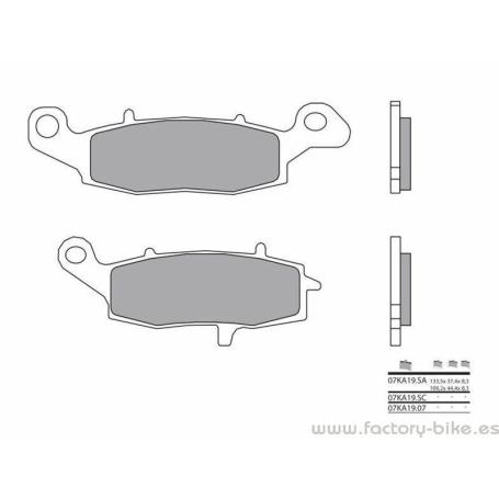 Pastillas de freno sinterizadas Brembo 07KA19SA