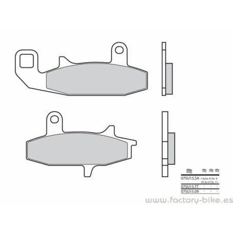 Pastillas de freno sinterizadas Brembo 07SU15SA - Factory Bike