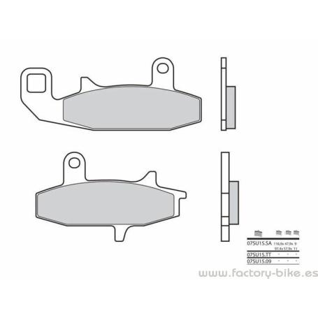 Pastillas de freno sinterizadas Brembo 07SU15SA