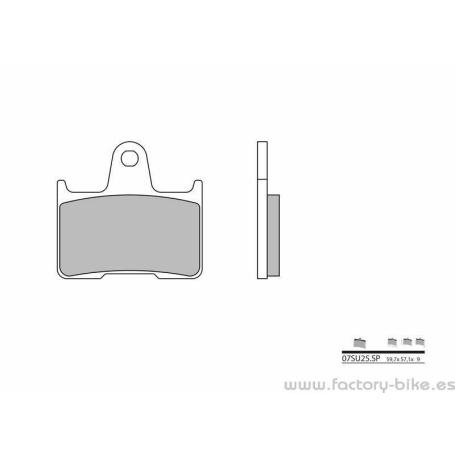 Pastillas de freno sinterizadas Brembo 07SU25SP - Factory Bike