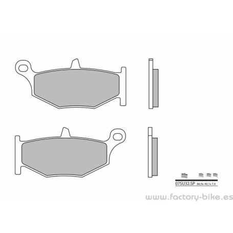 Pastillas de freno sinterizadas Brembo 07SU32SP