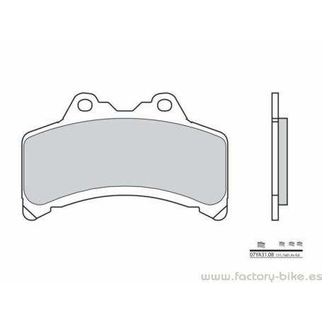 Pastillas de freno orgánicas Brembo 07YA3108 - Factory Bike