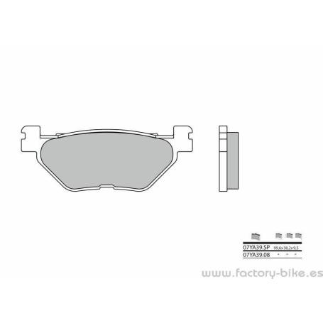 Pastillas de freno sinterizadas Brembo 07YA39SP