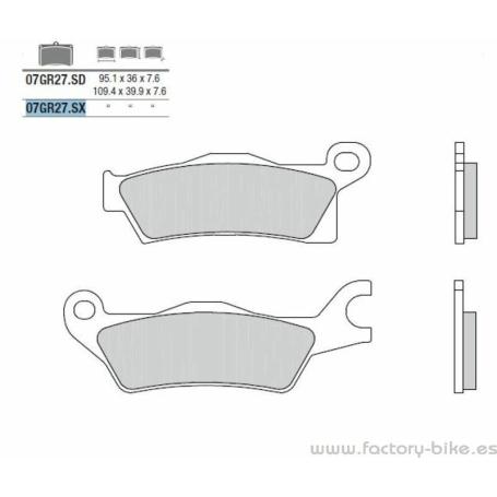 Pastillas de freno BREMBO Off-Road sinterizadas - 07GR27SX