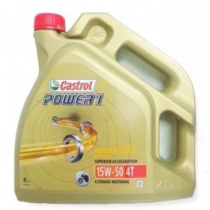 ACACEITE CASTROL POWER1 GPS 15W50 4L SOLO 32€ - Factory Bike