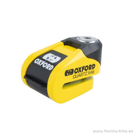 Oxford Candado Disco Con Alarma Quartz XA6 - Factory Bike