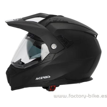 CASCO ACERBIS FLIP BLACK MATT - FACTORY BIKE PONTEVEDRA