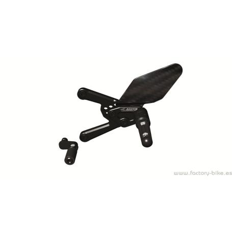 MV AGUSTA ADJ. FOOTRESTS STRADA EV1 BLK SPMV9SPKPA003BF