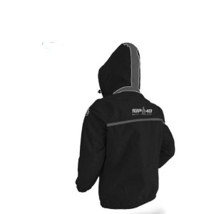 CHAQUETAS 1UP4D RAIN HYDRA HOMBRE NEGRA GRIS WATERPROOF