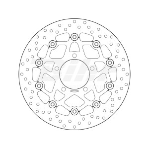 DISCO DE FRENO BREMBO ORO ER6N/F, Z750 78B40840 - Factory Bike