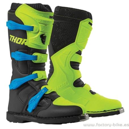 THOR BLITZ XP OFFROAD BOOTS FLUO / BLACK  (3410-21)