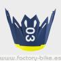 Husqvarana Moto 9 Gotland Helmet shield blue OS  (3HS210009200)