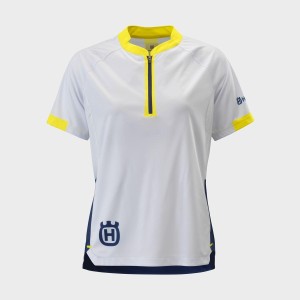 Husqvarna Bike Woman Remote Jersey White / Blue / Yellow  (980000002)