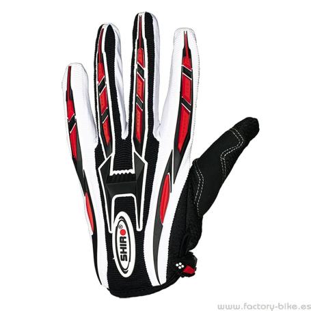 GUANTES SHIRO OFF ROAD BLACK/WHITE/RED  (488)