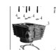 Mash cilindro para five hundred 400 motor gris euro IV - Factory Bike