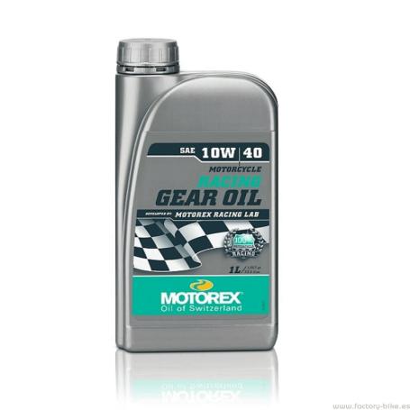 ACEITE MOTOREX RACING GEAR OIL 10W/40 1 LITRO