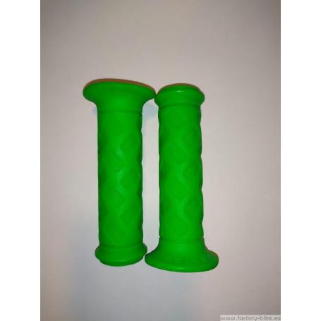 PROGRIP PUÑOS SCOOTER RUBBER GREEN FLUOR  (PG0789)