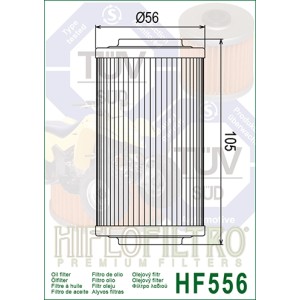 Filtro de Aceite Hiflofiltro HF556