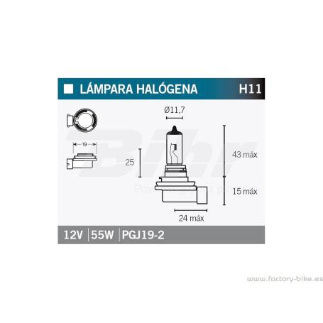 Lampara OSRAM 64211 H11