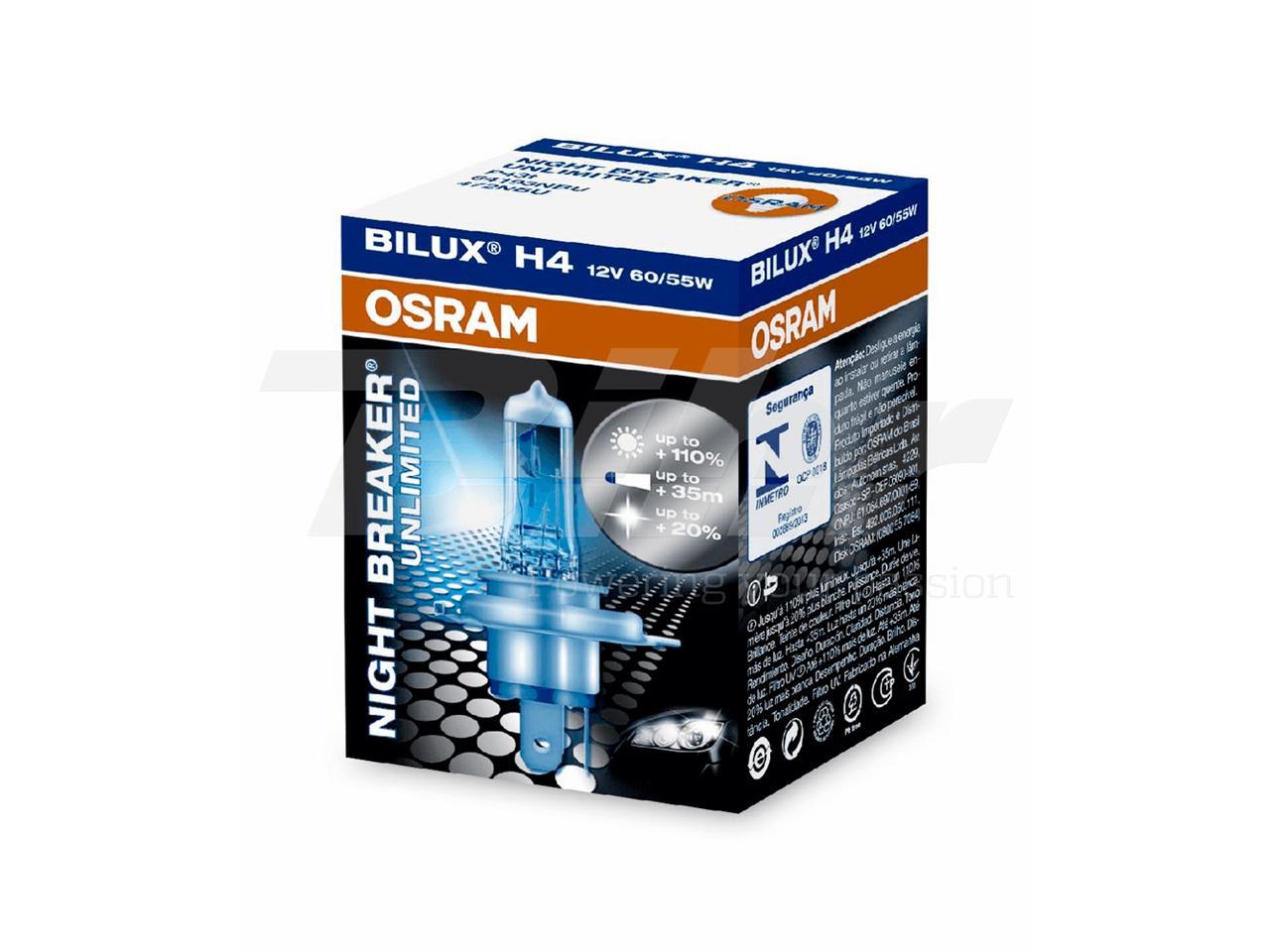Lampara OSRAM H4 Night Breaker Laser