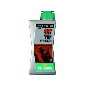 MOTOREX TOP SPEED MOTOR OIL 4T 15W50 ENTREGA EN 24-48H al mejor precio - Factory Bike
